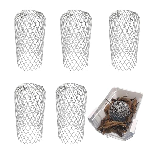 Expandable Channel Downspout Guards, Expanded Aluminum Channel Guard Strainer Filter, Heavy Duty Expandable Downspout Guards, Downspout Protector Set, Strained Filter