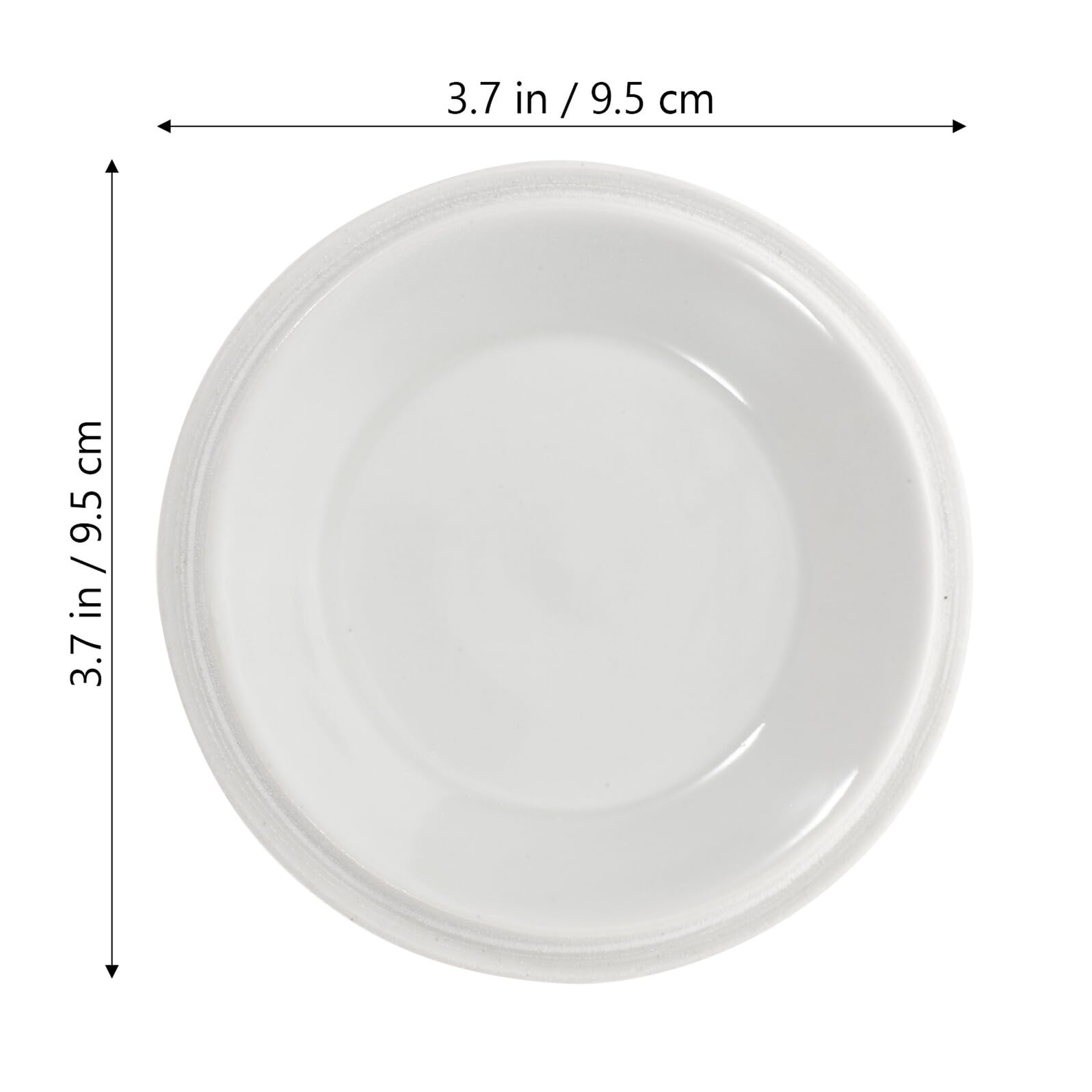 ABOOFAN Keramik Mischschale 5-lagiges Stapelbares Satz aus Weißer Keramik mit Deckel Kreative Aquarellfarbenpalette für Malerei und Heimdekoration Zufälliger Stil