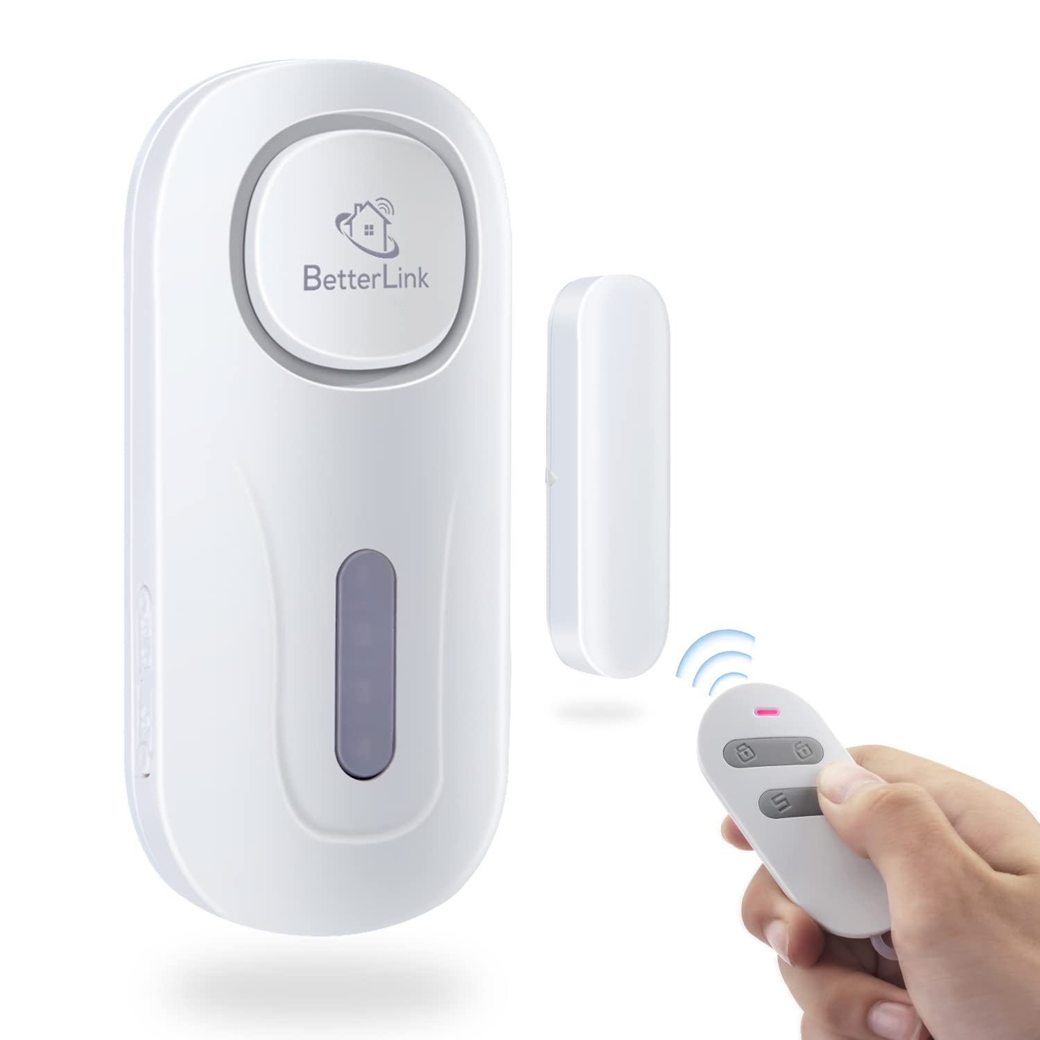 Photo 1 of 2 PACKS BetterLink Personal Security Window Door Alarm with Remote ,120DB Loud, Chime/Alarm, Pool Alarm for Kids Safety, Burglar Alert,Ideal for Home, Garage, Apartment and More(2 Pack)