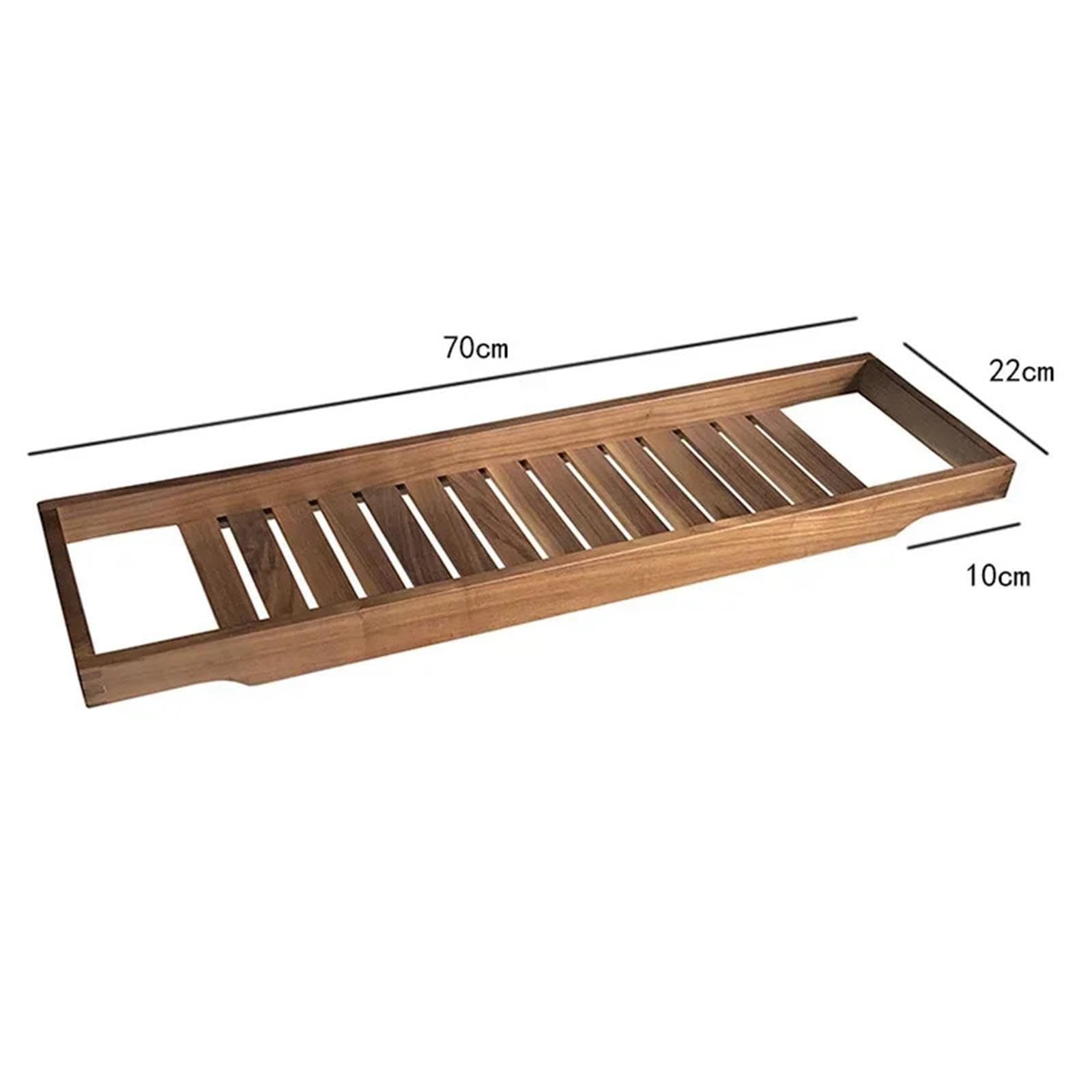 Bandeja para Bañera Extensible Estante De Bañera Madera Simple