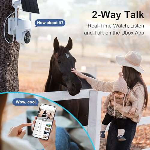 No WIFI Security Camera No Internet Needed, 4G LTE Cellular Security Camera Outdoor Wireless, Cell Camera with SIM Card, PIR Sensor, 2K Color Night Vision, SD/Cloud, 2-Way Talk, IP66 Waterproof by HOSAFE.COM - Image 6