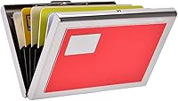 Vista 11 de EASTNIGHTS Soporte para Tarjetas de Crédito RFID, Billetera de Metal, Funda Protectora de Tarjetas de Crédito de Acero Inoxidable, Funda