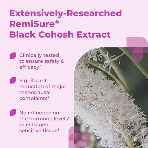 image for Remifemin Menopause Symptoms Relief - Clinically Proven Ingredients - 