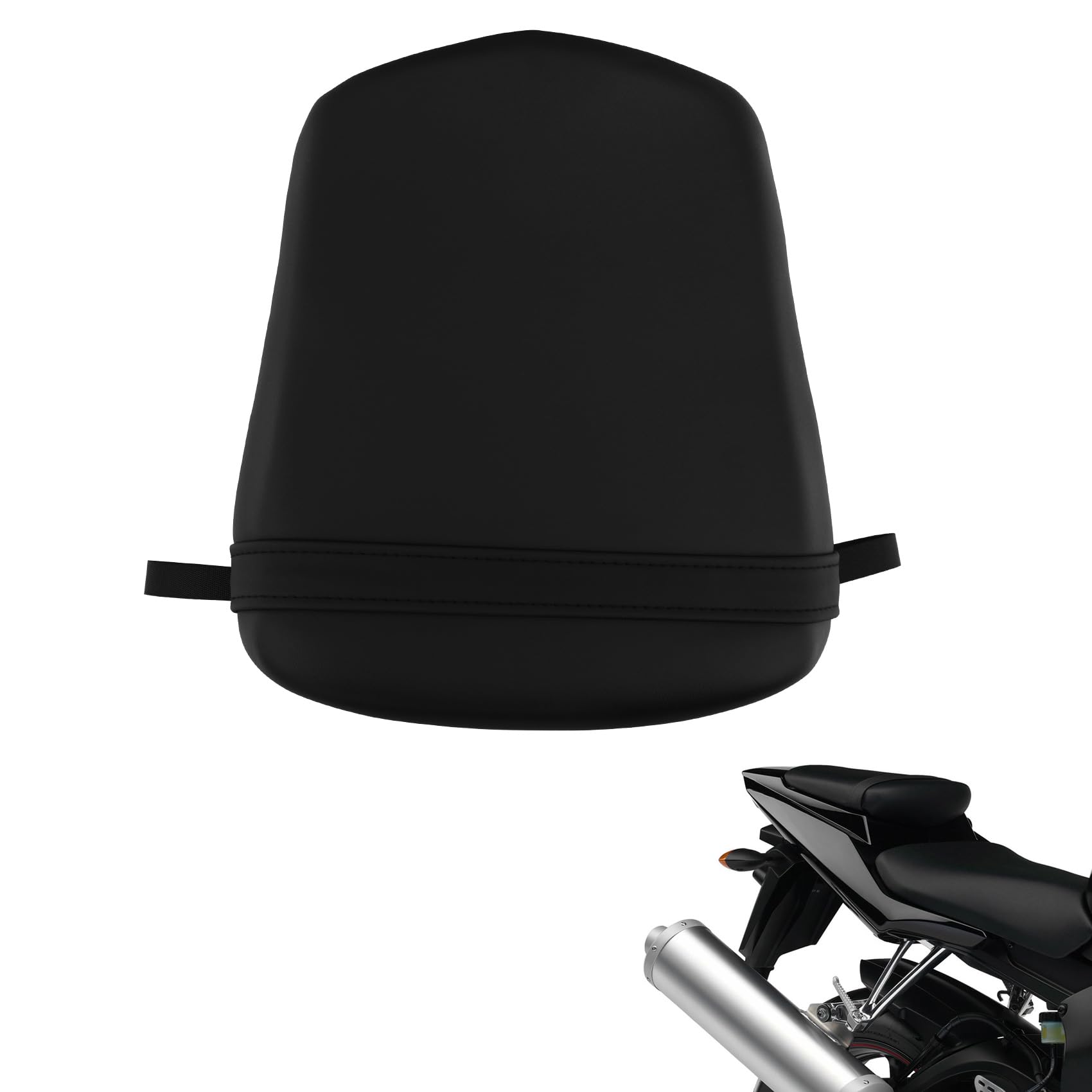 Siège passager arrière de moto Compatible avec Yamaha YZF R6 2003-2005 YZF R6S 2006-2009
