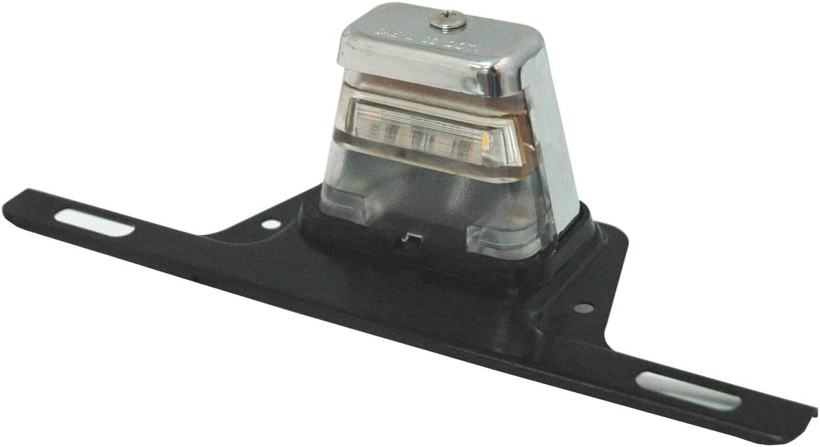 LED Trailer License Plate Lights w/Bracket [SAE/DOT