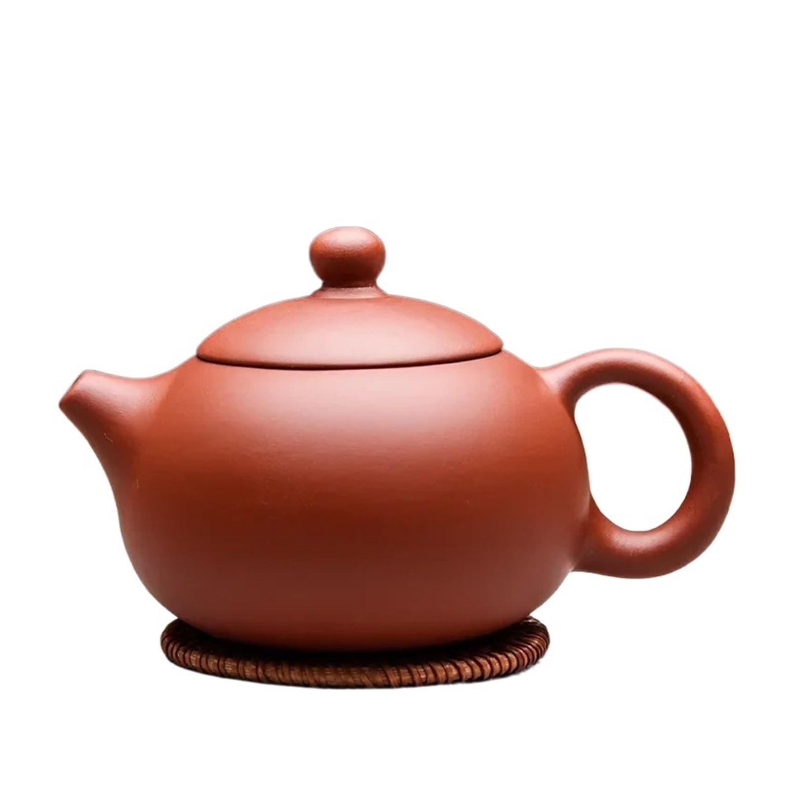 CXPMY Teapots Teapot 500ML Capacity Machining Clay Tea Pot Tradition Teaware Tea Set Filter Kettle(Pure red -500ml)
