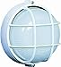 Artcraft Lighting Small Round Wall Sconce Light, White