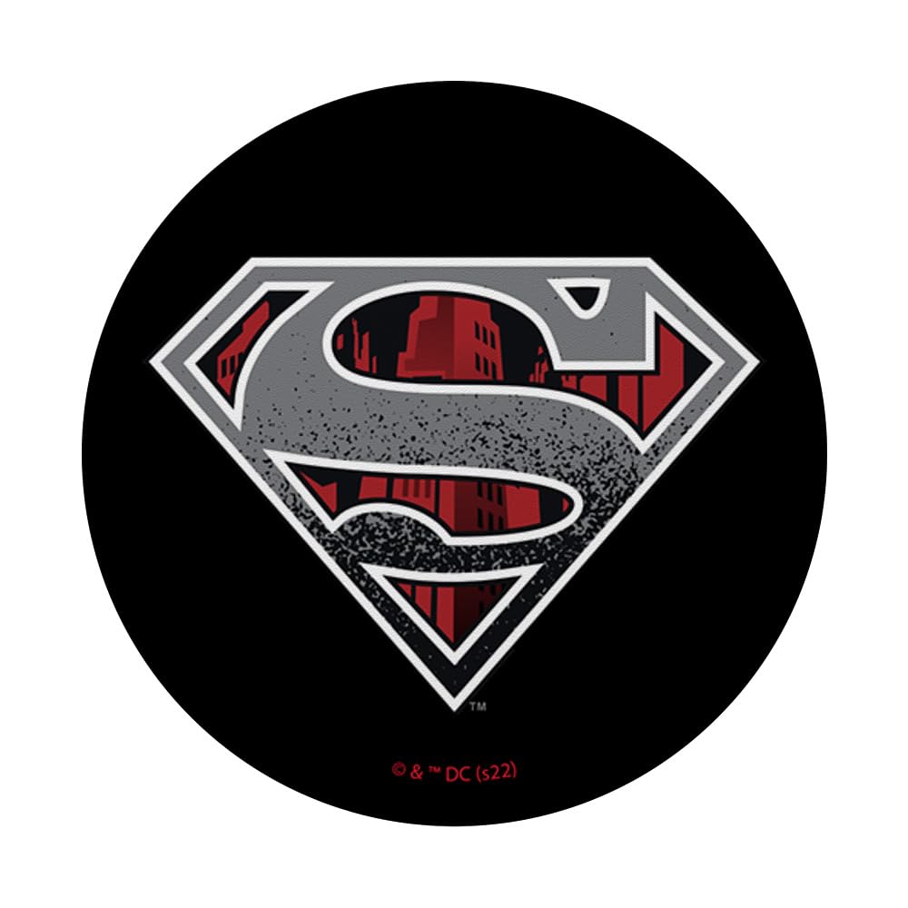 DC Comics Superman Skyline Chest Logo PopSockets Swappable PopGrip