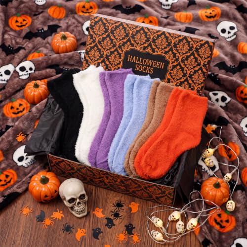 Image of Handepo 60 Pairs Women Fuzzy Socks Bulk