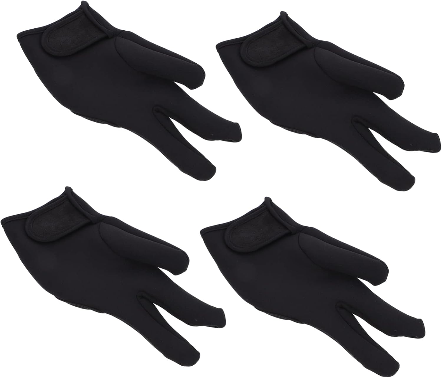 4pcs Heat Resistant Hair Styling Gloves for Curling Flat Use Durable Finger Protectors for Salon Home Styling