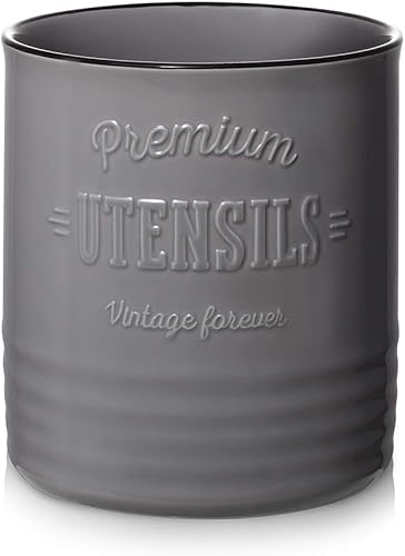 Miniatura 2 de DOWAN Soporte industrial para utensilios de cocina de 7.2 pulgadas, color gris + 7.2 pulgadas, blanco