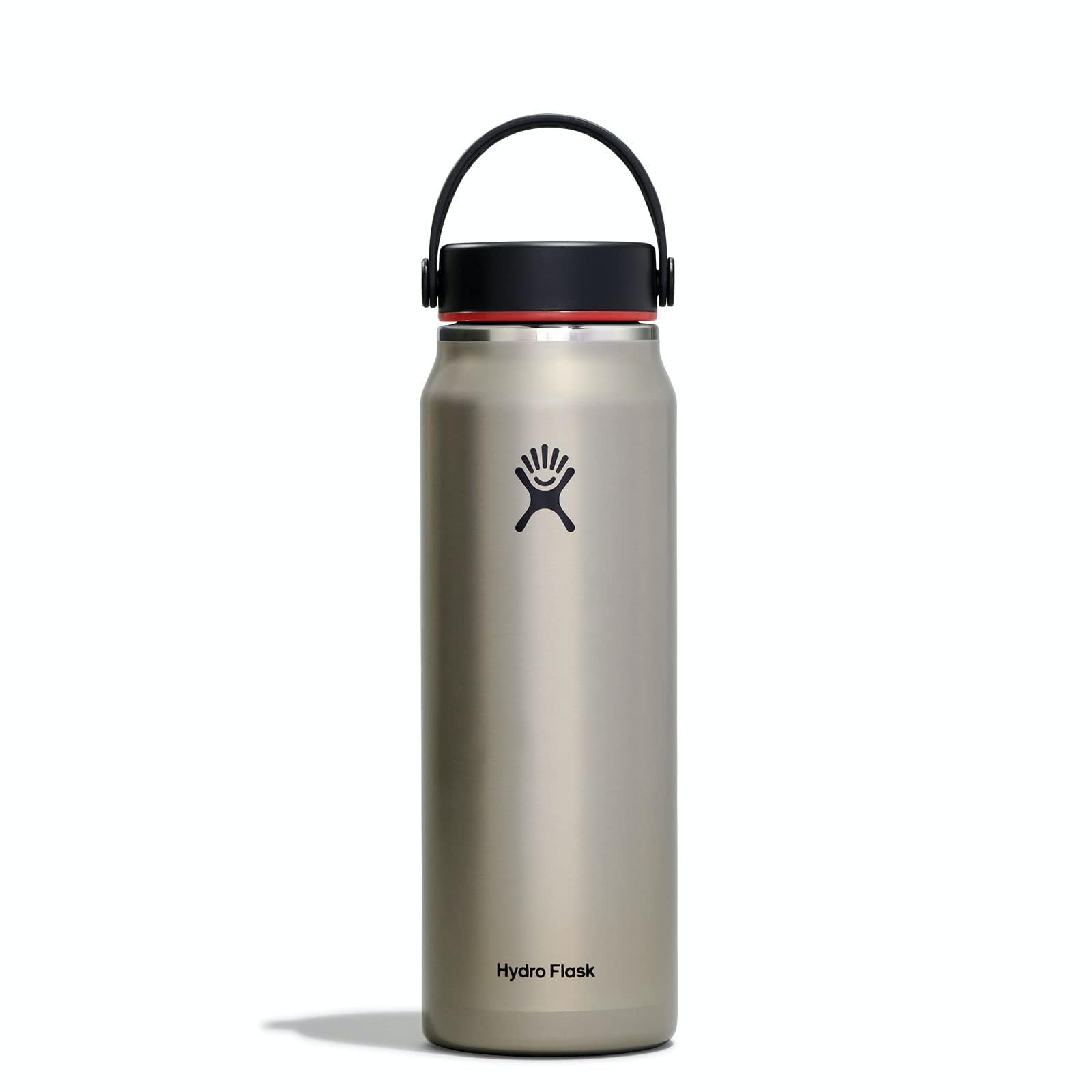 Hydro Flask - Lightweight Water Bottle 32oz Trail Series - Vacuum Insulated Stainless Steel Reusable Water Bottle with Leakproof Flex Cap - Wide Mouth - BPA-Free - Slate