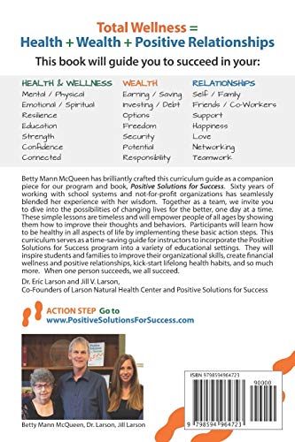 Positive Solutions for Success Curriculum Guide: 45 ACTION STEPS to achieve Total Wellness in all aspects of life - health, wealth, and positive relationships - Image 2