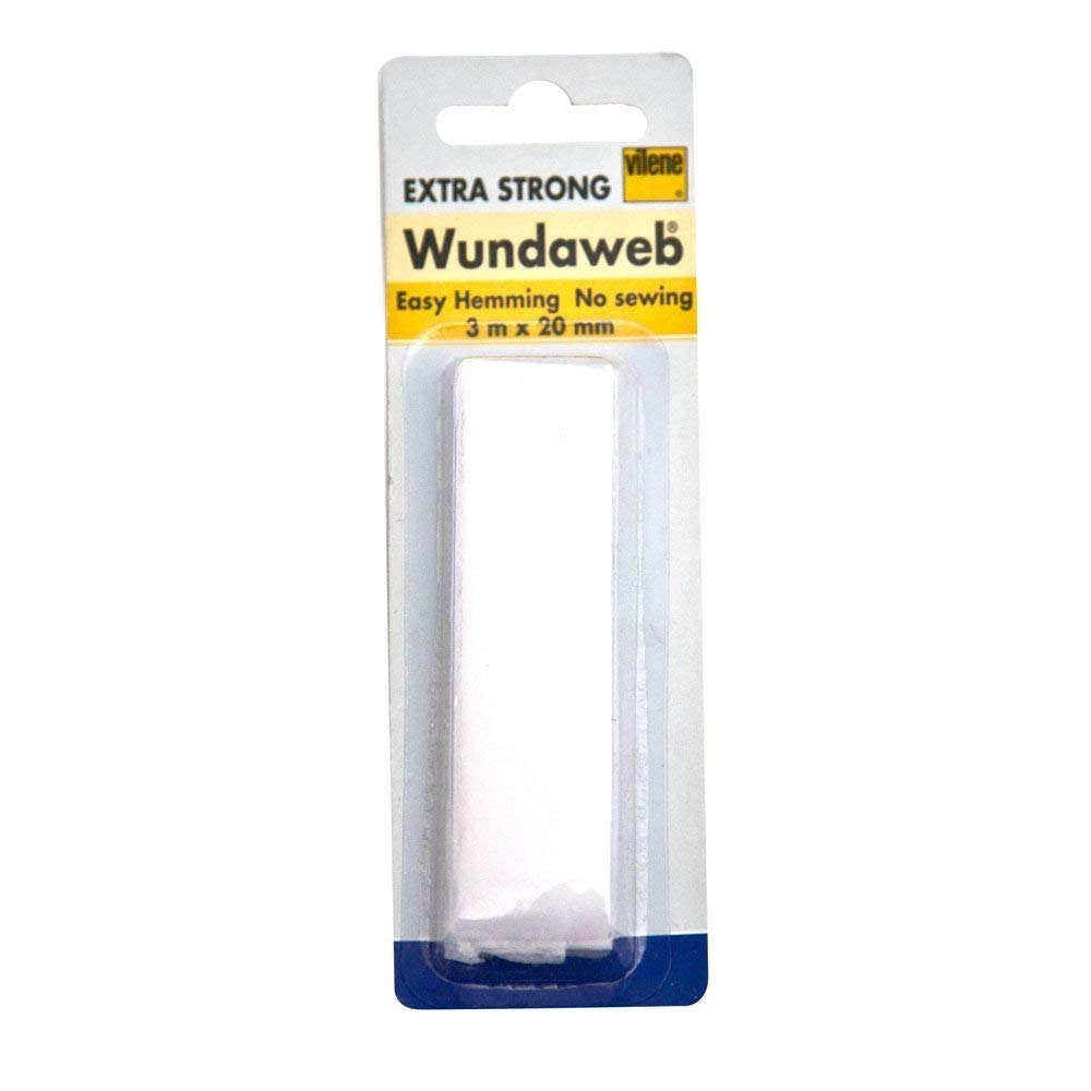 Vilene 2V950 3 m x 20 mm Extra-Strong Wundaweb, White