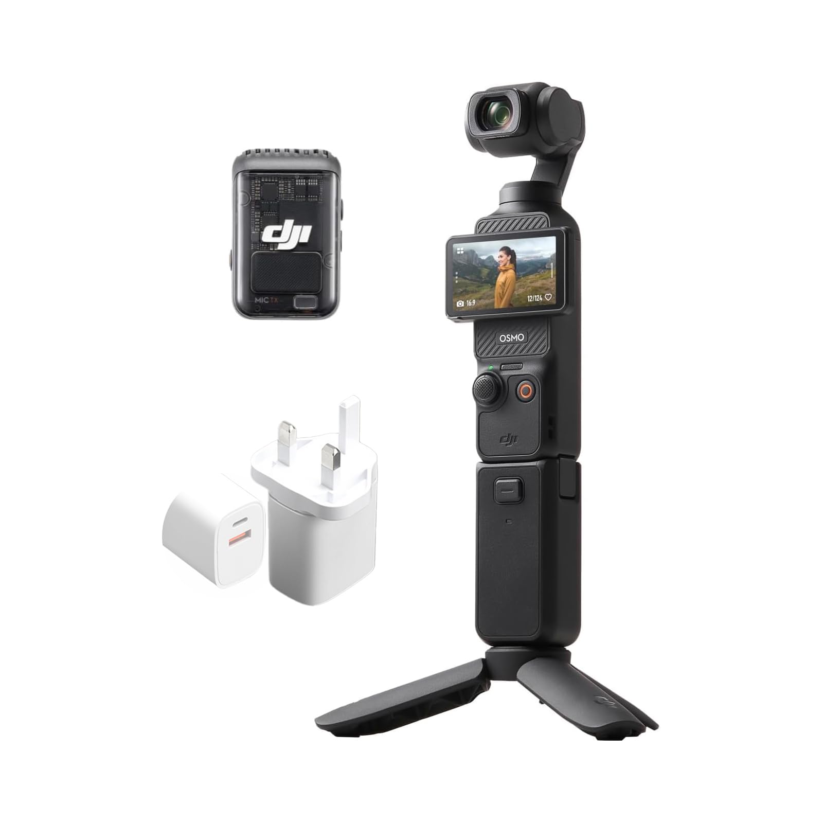 DJI Osmo Pocket 3 Creator Combo, Vlogging Camera with 1'' CMOS