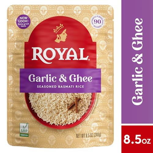 Image of Royal Garlic & Ghee Basmati White Rice - (6 Pack) 8.5 oz