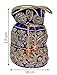 Purpledip Potli Bag (Clutch, Drawstring Purse) For Women With Intricate Gold Thread & Sequin Embroidery Work, Blue (10536)