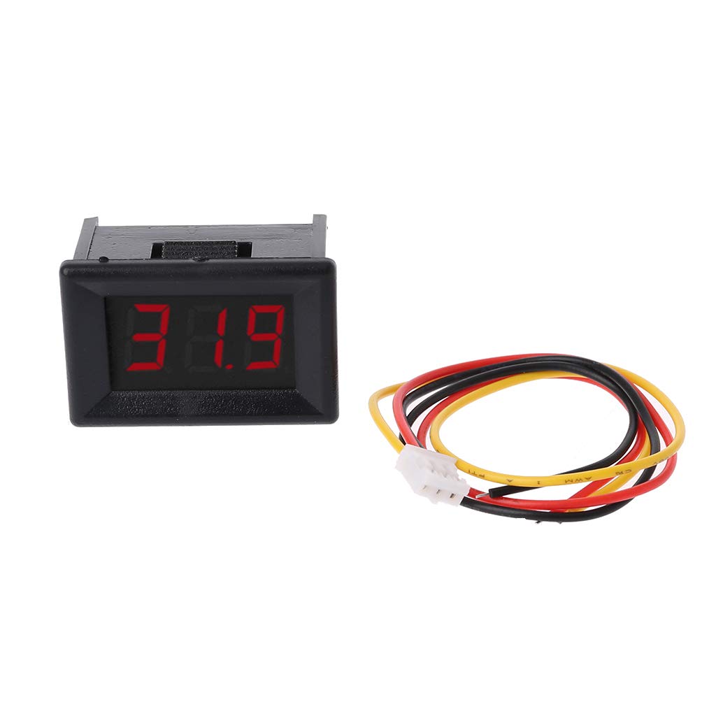 Digital Voltmeter 0.36 Inch Three-Wire For 0-100V Tester For Measuring Battery Lightweig