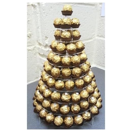 Ferrero Rocher/ljuvligt stativ – fyrkant – 10 nivåer