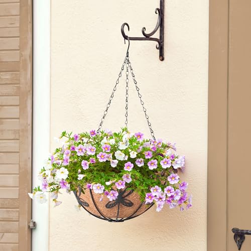 Pot de fleurs suspendu coco pour éviter le pourrissement - 8