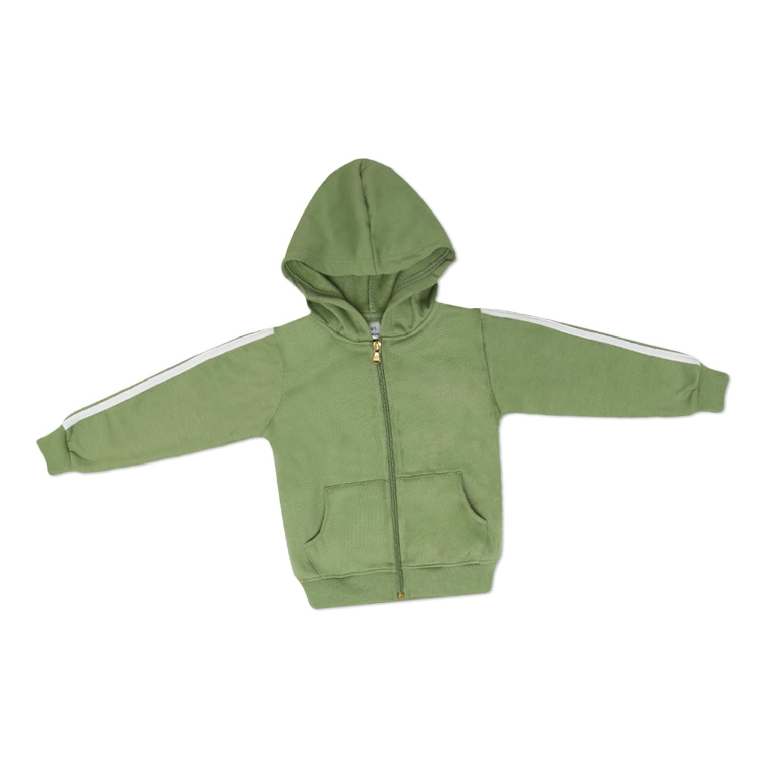 Nirvartaya Zipper Hoodie And Trackpant Set (3-4 Year | Green) 2