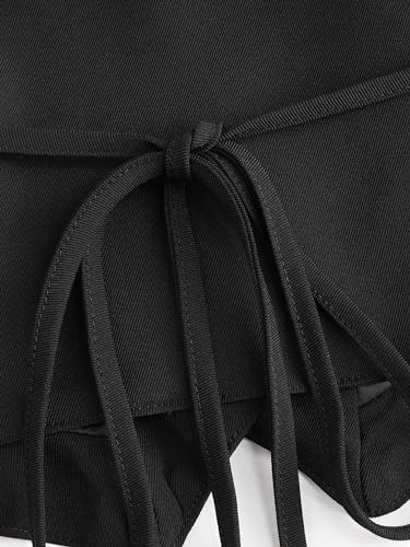 CIDER V-neck Button Tie Back Crop Vest4