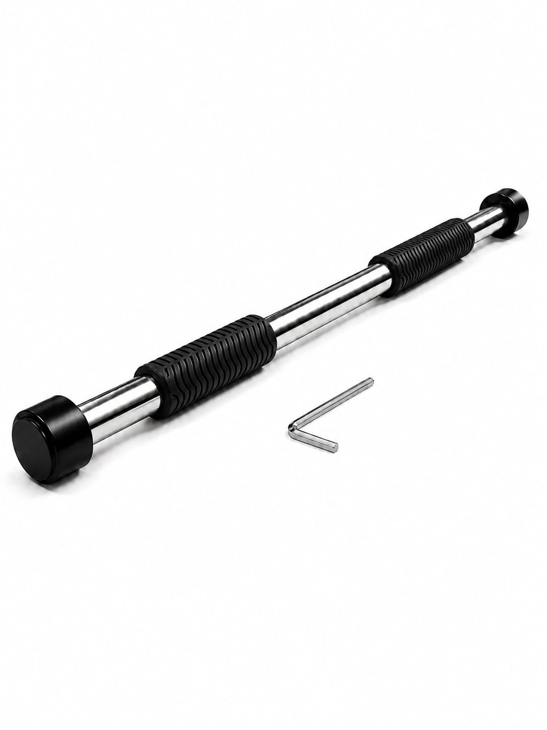 Pull Up Bar for Home | Adjustable Pull Up Bar | 100 kg Capacity | No Drill Installation | Home Workout Equipment for Men & Women (Black)-image-41