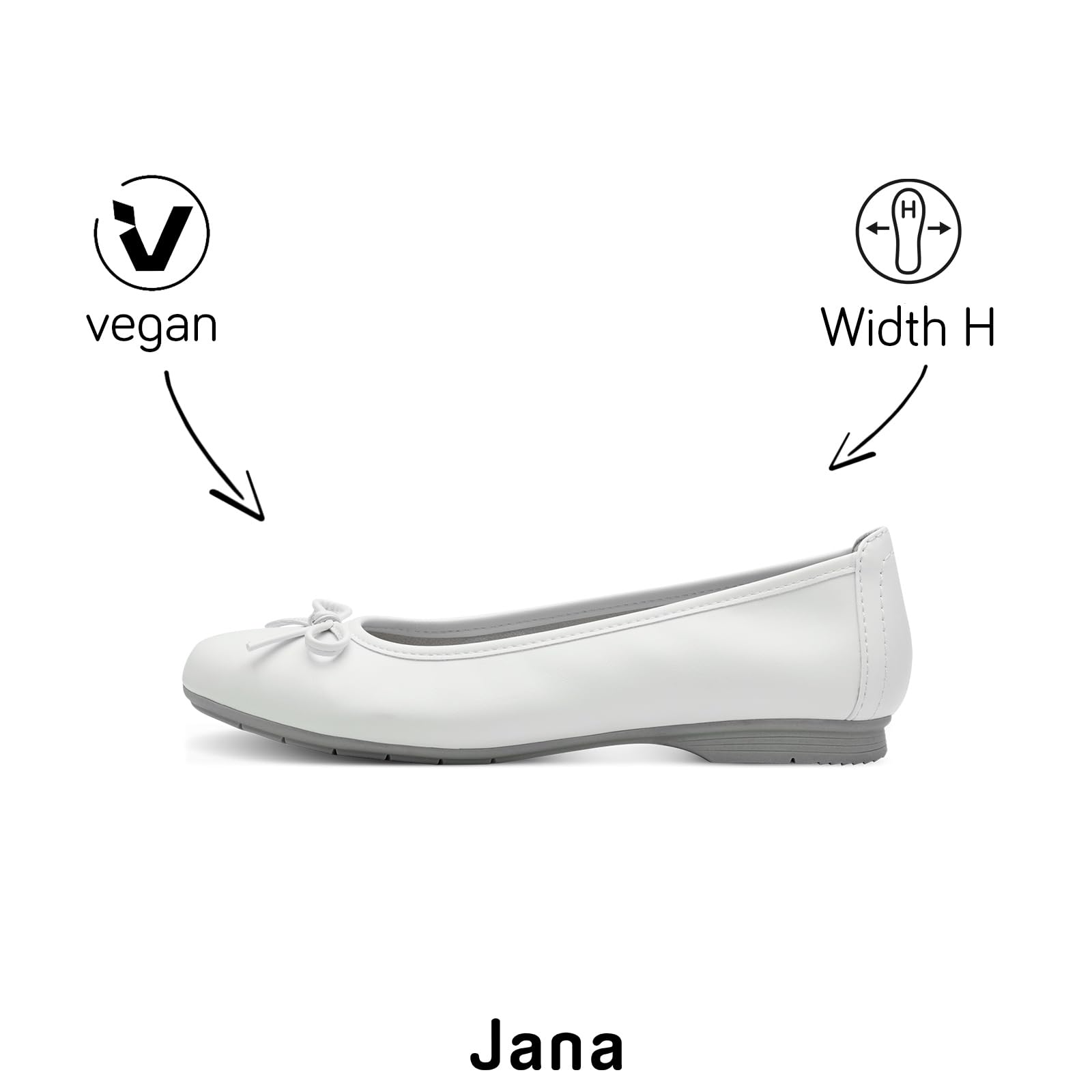 Jana Kobiety 8-22163-41Balerinki