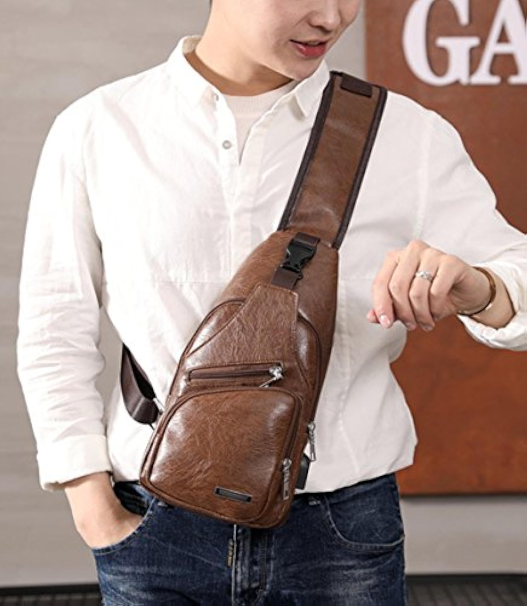 Sling Bags Chest Shoulder Crossbody Messenger