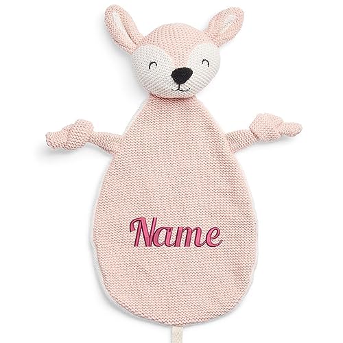 Elefantasie Reh Schnuffeltuch personalisiert