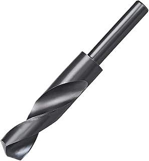 OZDTLP 1 Broca de vástago reducido de 1/2 Pulgada y 13,5 a 20 mm HHS-G, Broca de eneldo de óxido Negro, tamaño métrico, for Metal, plástico y Madera(20mm)