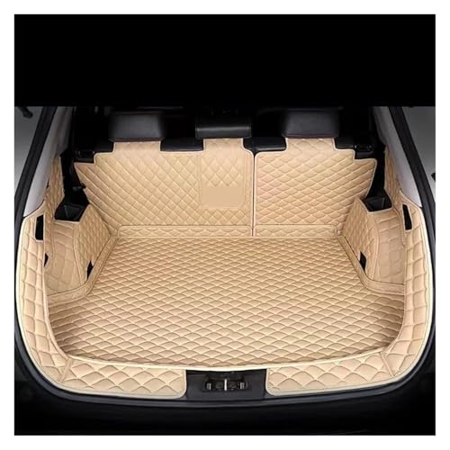 Tapis de coffre en cuir pour BMW Série 5 2018-2023 beige