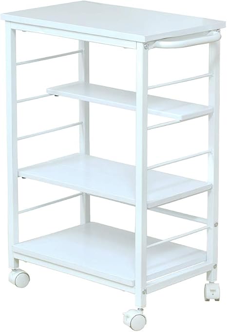 Amazon 棚位置自在キッチンワゴン ホワイト 奥行30cm 隙間収納 取っ手付き キッチンワゴン 収納カート オンライン通販 Amazon 棚位置自在キッチンワゴン ホワイト 奥行30cm 隙間収納 取っ手付き キッチンワゴン 収納カート オンライン通販