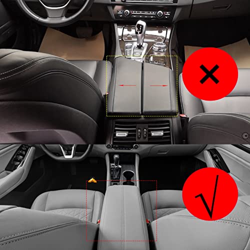 Rayiou Car Center Console Cover Leather Pad, Waterproof Car Armrest Cover Fit For Most Car/Suvs/Truck, Auto Arm Rest Protection Vehicles Interior Accessories(Off White) #TOP5