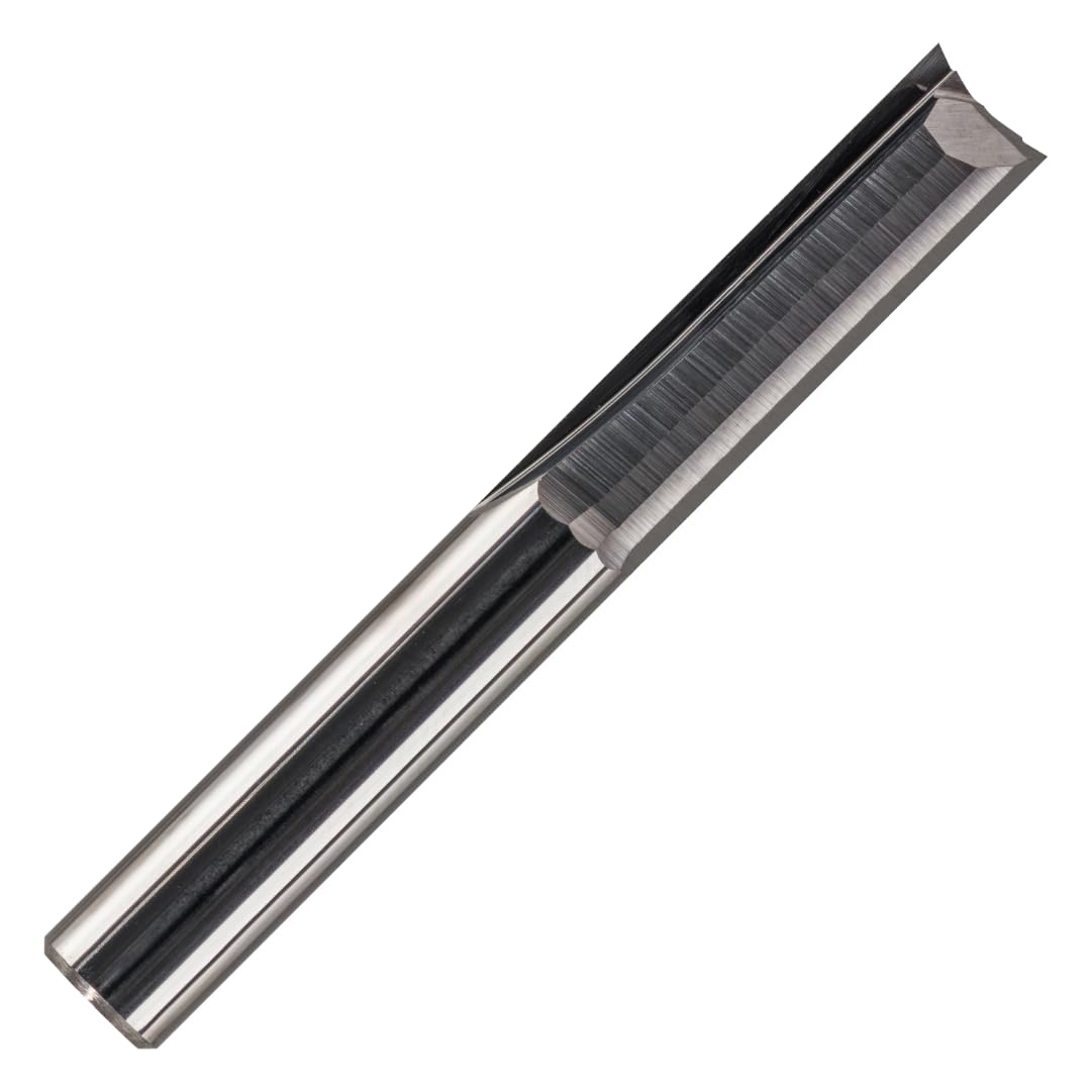 Rennie Tools - 8mm x 22mm Flute - Solid Carbide 2 Flute Straight Bit Router Cutter Plunge Endmill for Wood, MDF Etc — image 1
