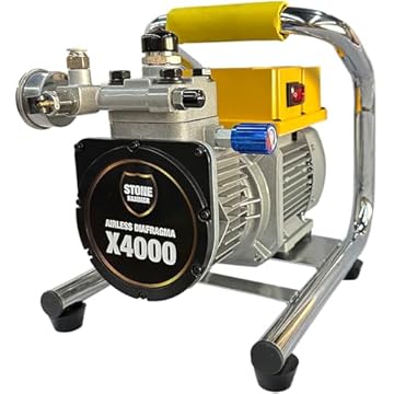Máquina de Pintura Airless Elétrica STONE HAMMER X4000 220V – 3300Psi, 4L/min, Motor Brushless, Sistema Diafragma, Pistola, Mangueira 15m – Uso Profissional
