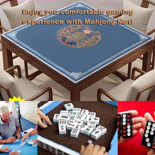 Tapete para Mesa Mahjong de Poliéster 27.6x27.6 pulg miniatura 2