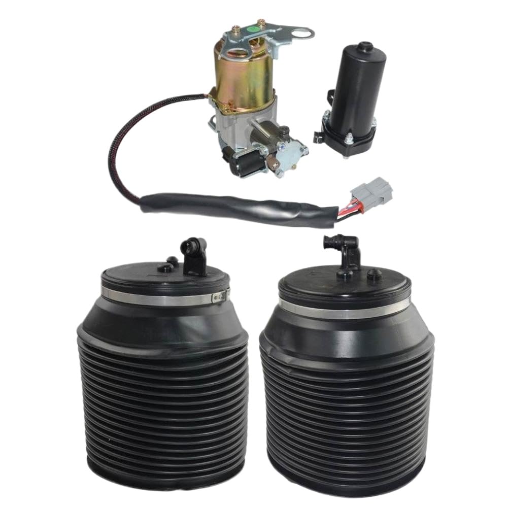 Hoping Onecolor Air Suspension Compressor With Dryer And Spring Kit Compatible With Toyota 4 Runner Gx470 Land Cruiser Prado 120 J12 2003 2009