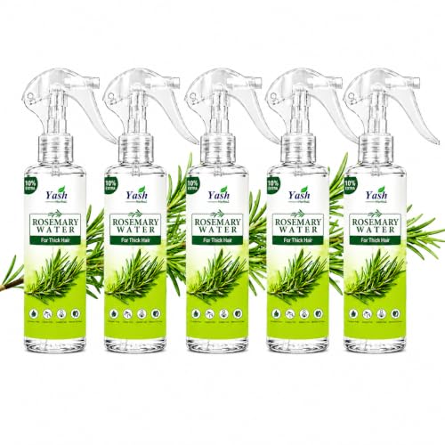 Image of Yash Herbal Rosemary Water Spray for Hair Growth, 110 ml | Pack of 5
