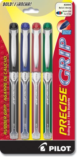 Pilot Precise Grip Liquid Ink Rolling Ball Stick Pens