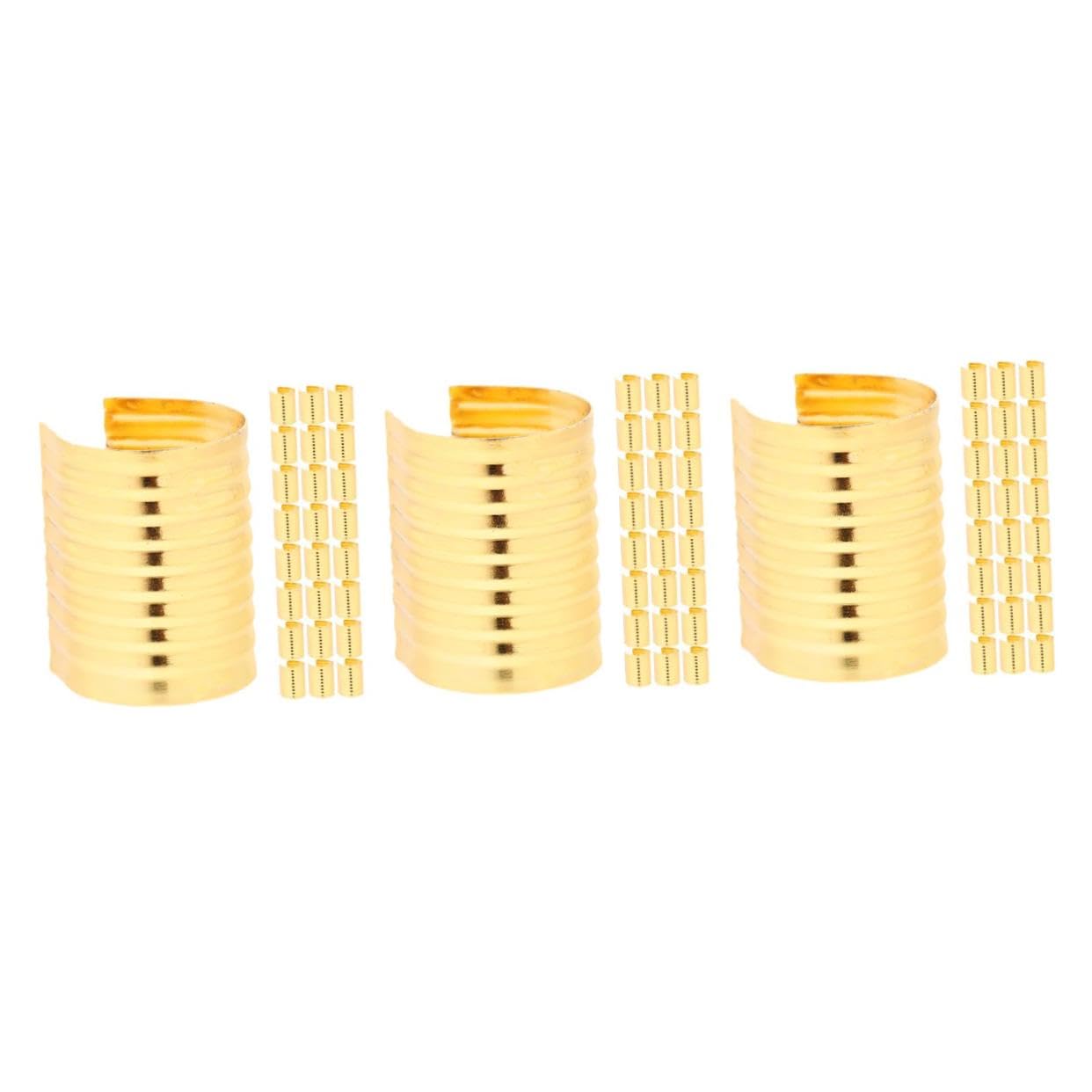 DIYEAH 3sets Cord Rope Clip Lanyard Clip Crimp End Fastener for Jewelry Making Supplies 100pcs*3