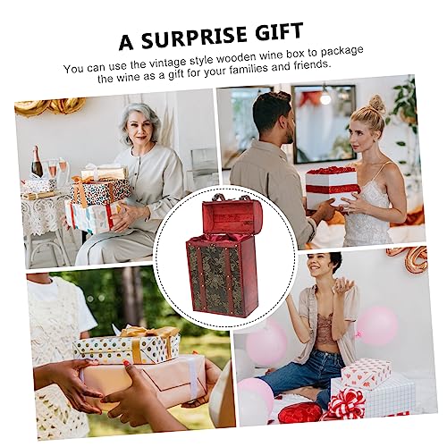Coffret vin bois emballage de bouteilles pour fêtes