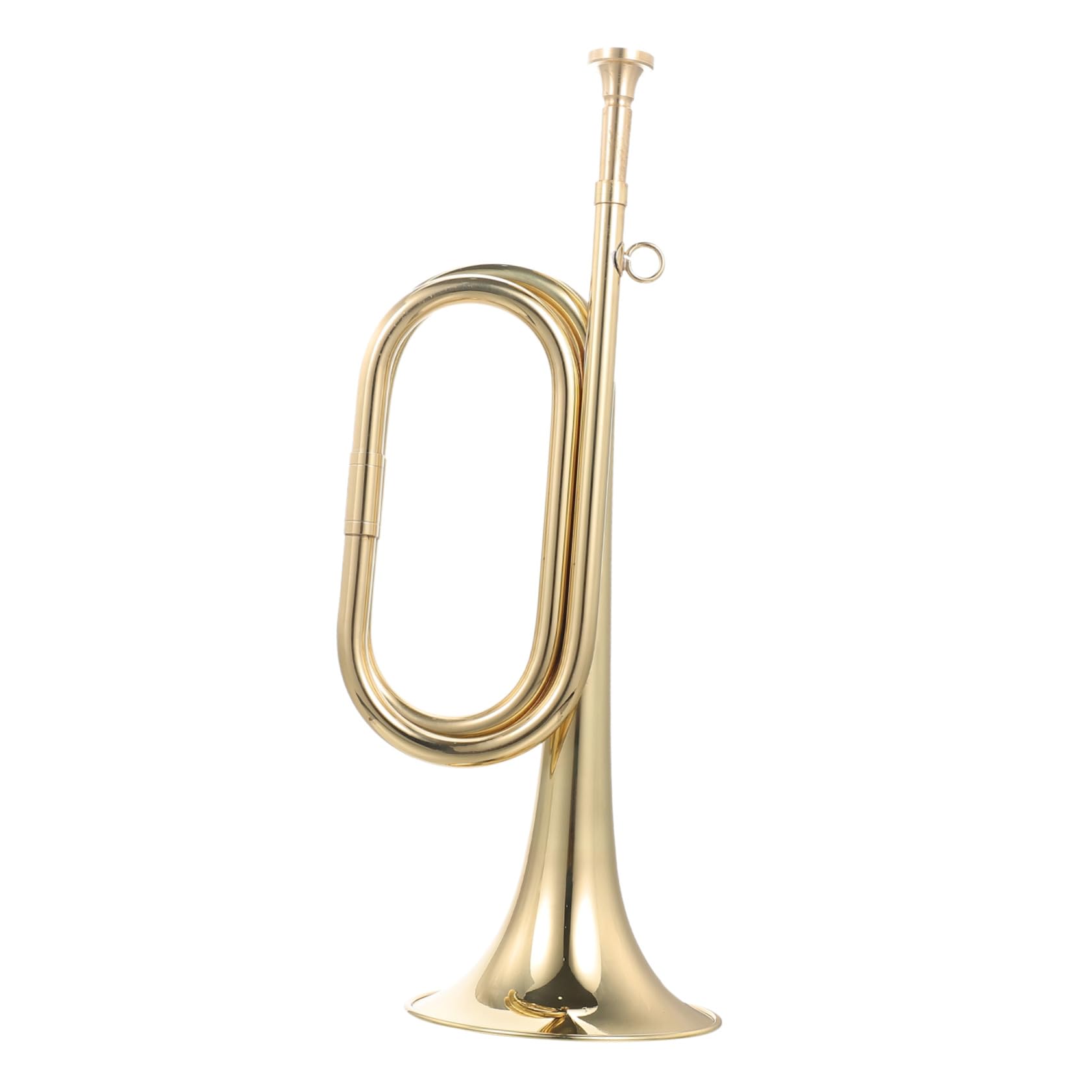 Trompette en Cuivre pour Débutants, Clairon Militaire, Instrument de Musique pour Orchestre Scolaire, Trompette Professionnelle de Cavalerie, Usage Pédagogique et Pratique