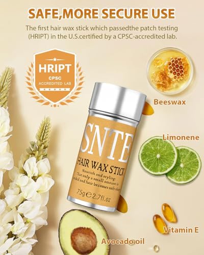 samnyte hair wax stick hair-styling waxes nourishing accessories - slick stick for women amp kids gel tamer for flyaways bun maker amp styling cream 27 fl oz