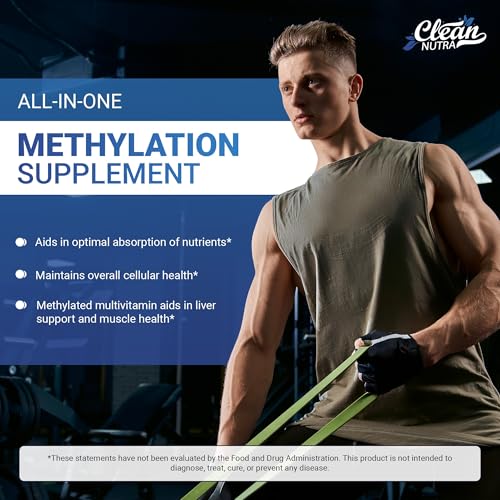 Clean Nutra TMG Supplements 1000mg | Methylated Multivitamin for Women Men | Taurine B6 Vitamins B12 D3 K2 Trimethylglycine Magnesium Methylfolate Milk Thistle NAC COQ10 B Supplement Complex Capsules - Image 5