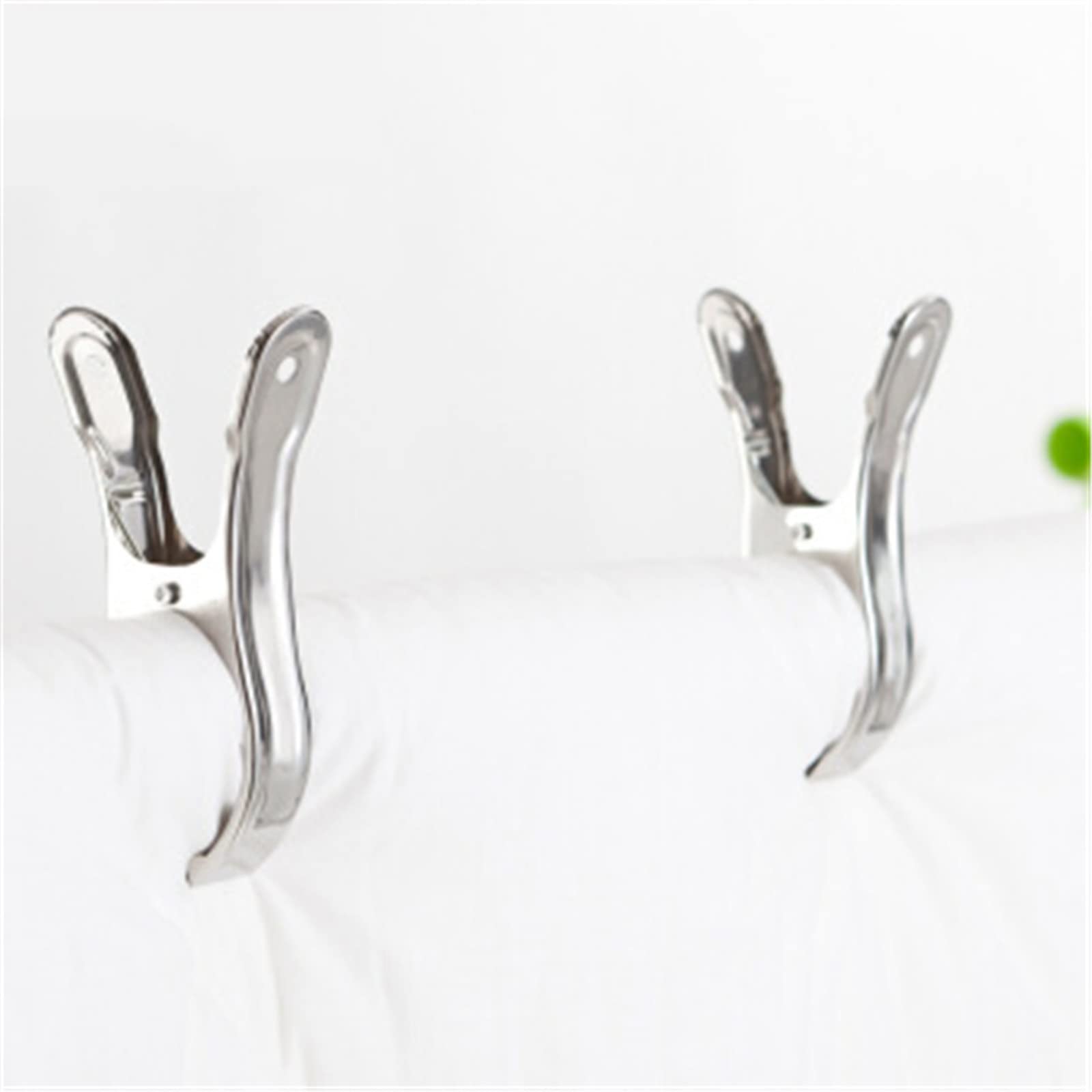 Mollette per stendere i panni Mollette for bucato in acciaio inox, for asciugare i vestiti, 24 pezzi