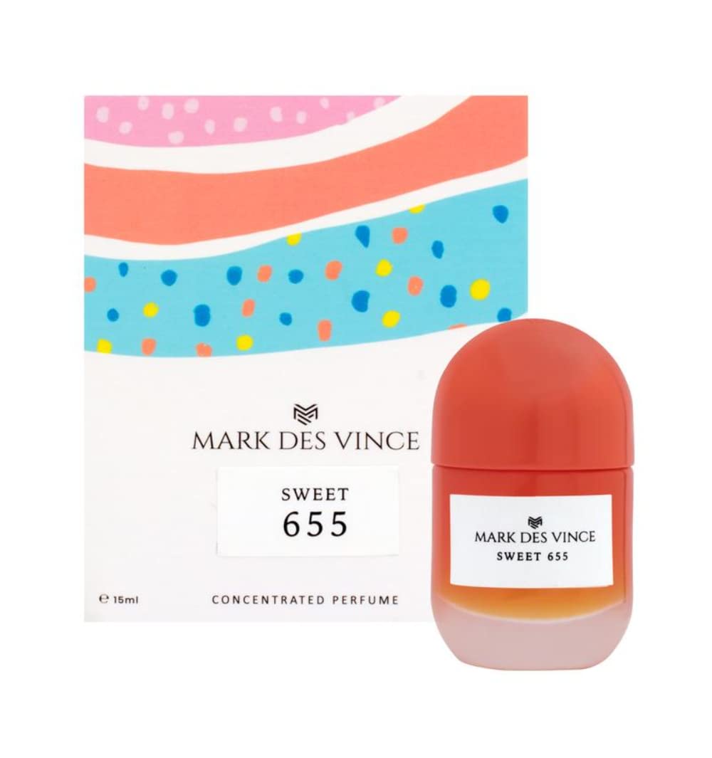 Sweet 655 Concentrated Perfume for Men Women Long Lasting Parfum Fragrance For Unisex, 15ml