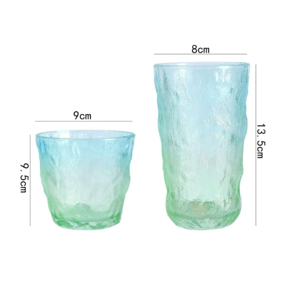 212 Main Water Glasses with Silver Design Set of 6