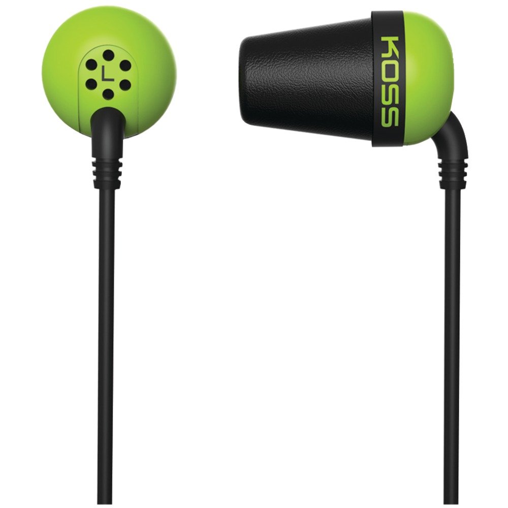 Koss The Plug The Plug In-Ear Headphones, Green