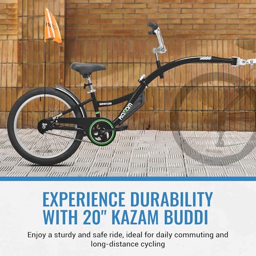 image for KaZAM Co-Pilot Bike Trailer - 20 Inch Bike Trailer with Adjustable BMX